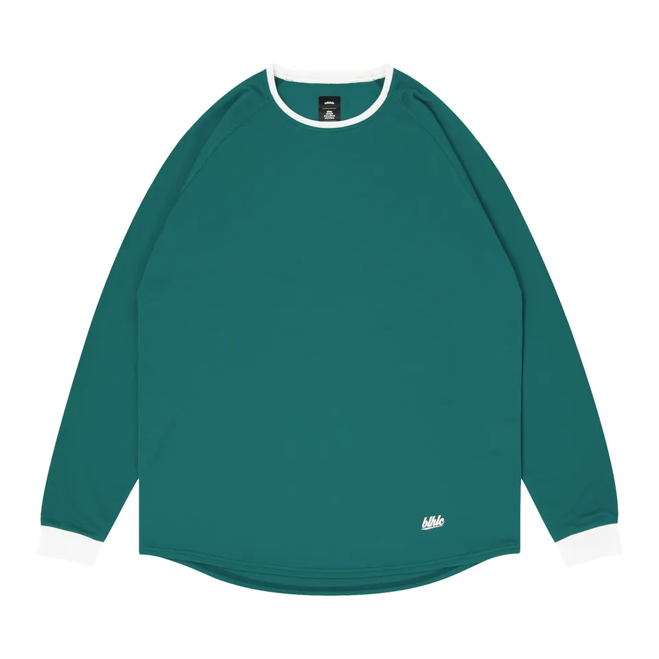 ballaholic-blhlc-cool-long-tee-t-shirt-harbor-blue-white image 1