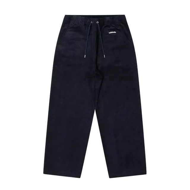 ballaholic-logo-corduroy-pants-cordhose-navy image 1