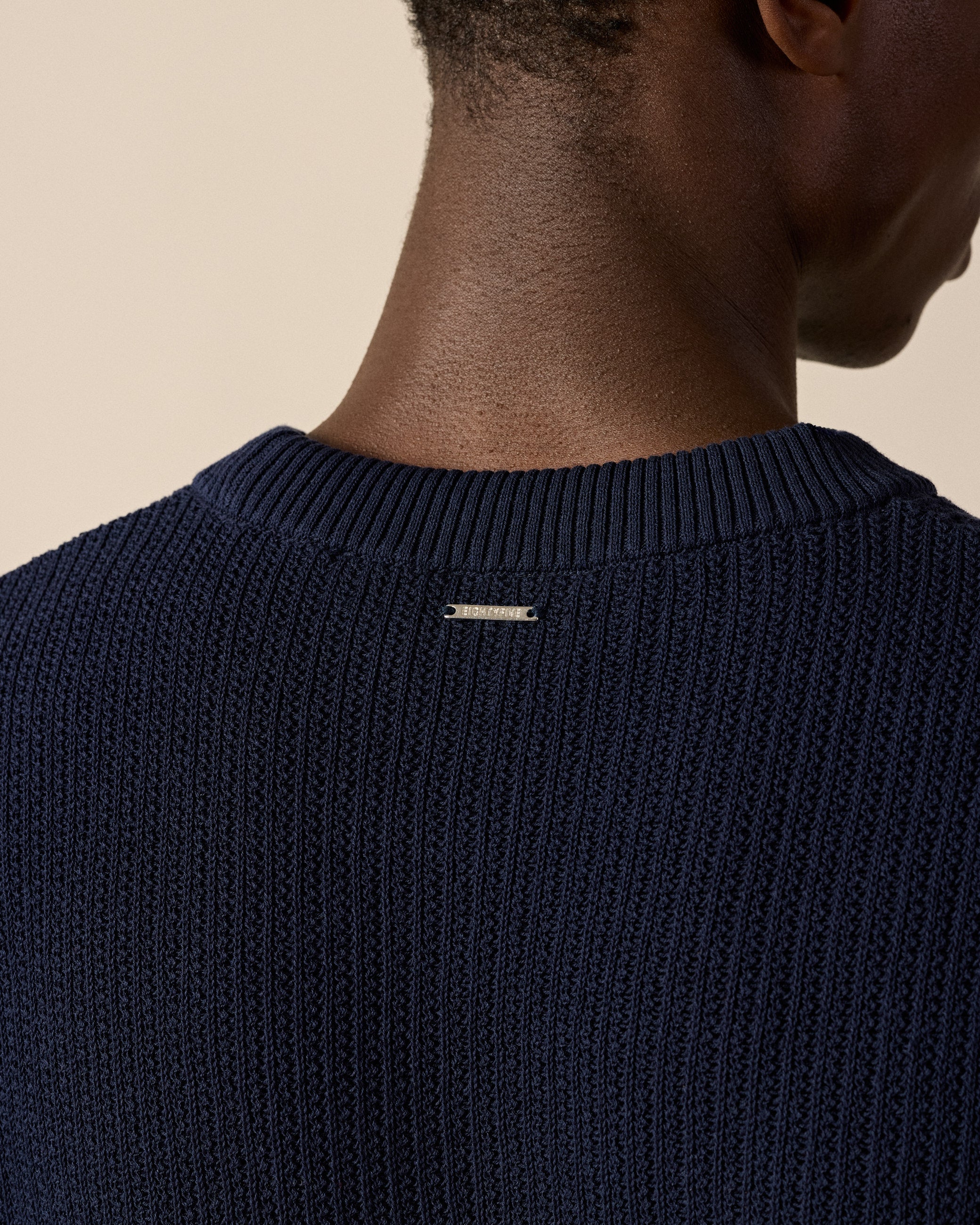 eightyfive-knit-tanktop-navy-baumwolle-oversized image 7