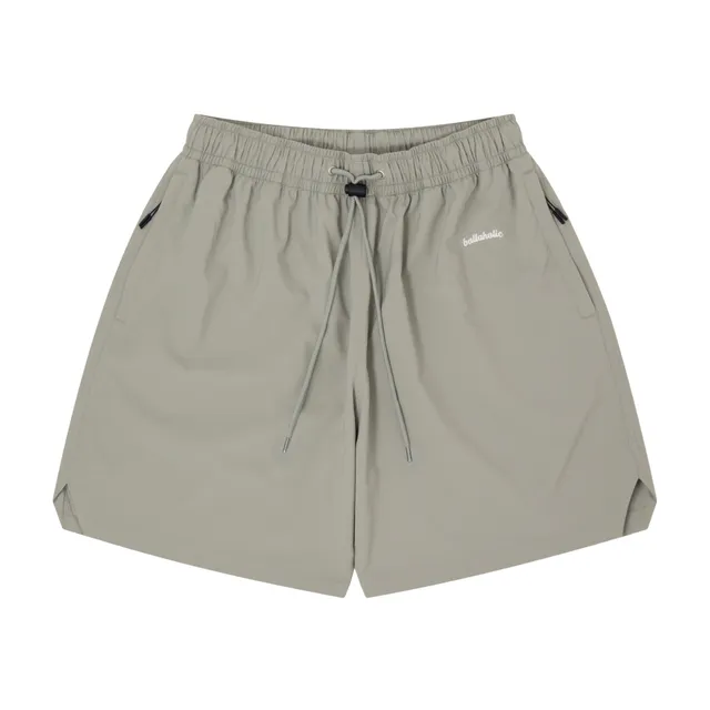 ballaholic-logo-anywhere-zip-shorts-basketballshorts-gray image 1