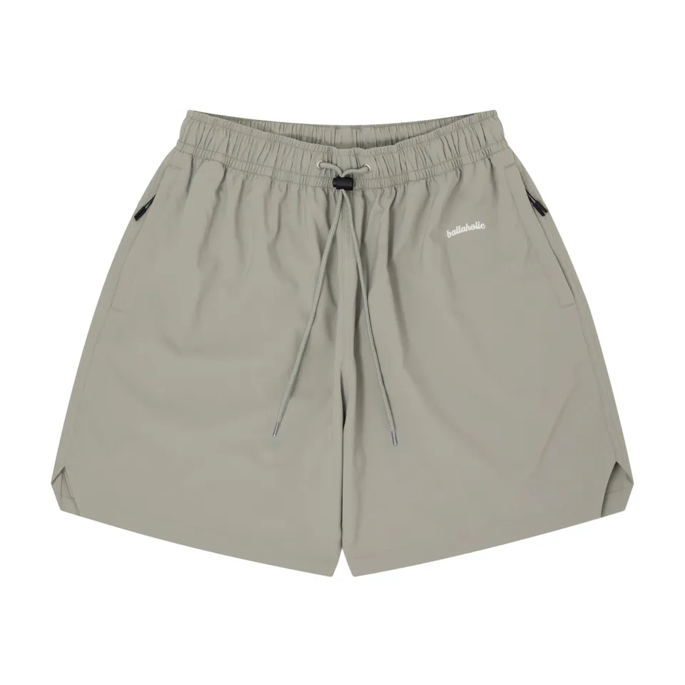 ballaholic-logo-anywhere-zip-shorts-basketballshorts-gray image 1