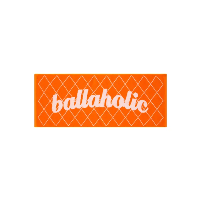 ballaholic-accessories-net-pattern-handtuch-orange-wei image 1