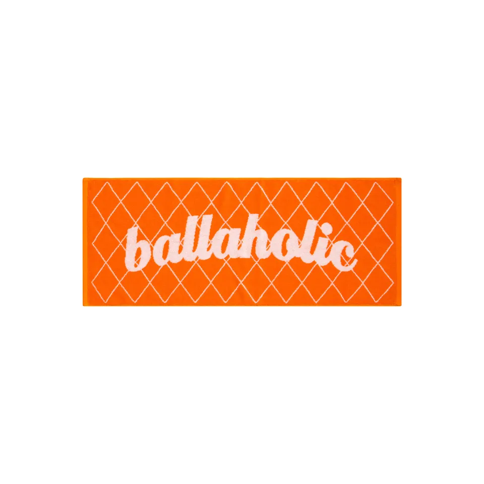 ballaholic-accessories-net-pattern-handtuch-orange-wei image 1