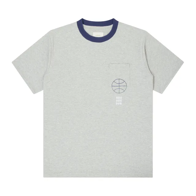ballaholic-cotton-tees-paint-pocket-t-shirt-grau-stick image 1