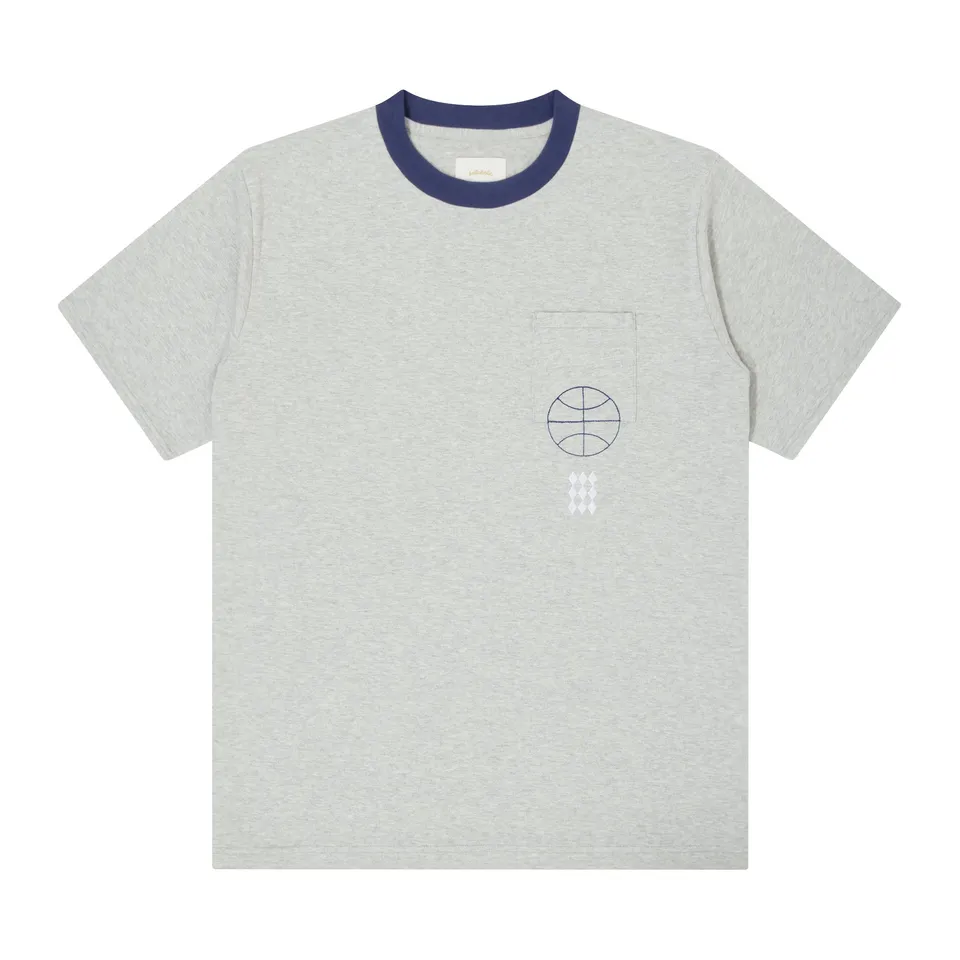 ballaholic-cotton-tees-paint-pocket-t-shirt-grau-stick image 1