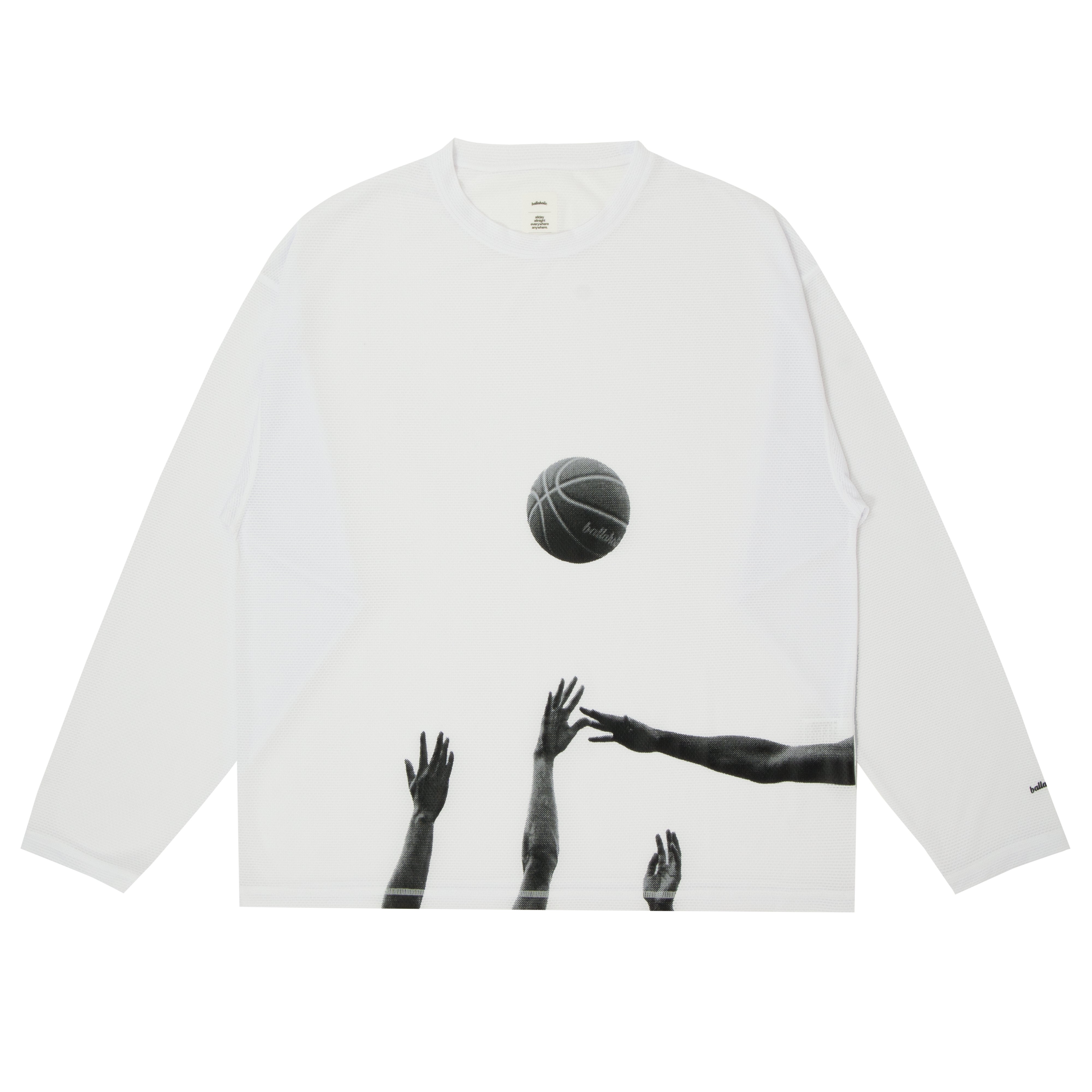 ballaholic-cool-long-tee-knit-mesh-wei-print image 1