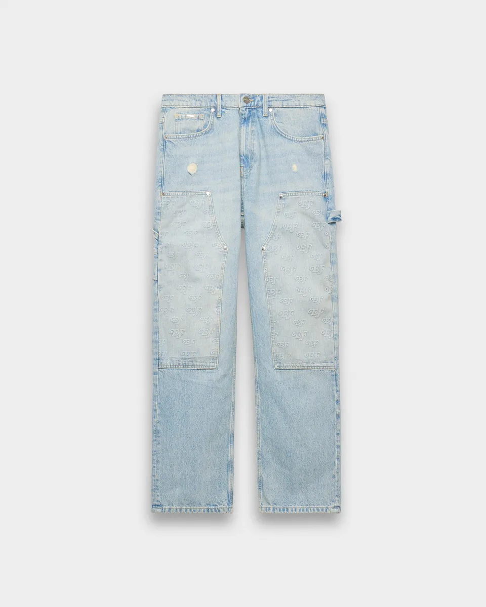 eightyfive-embossed-carpenter-denim-straight-light-wash image 1