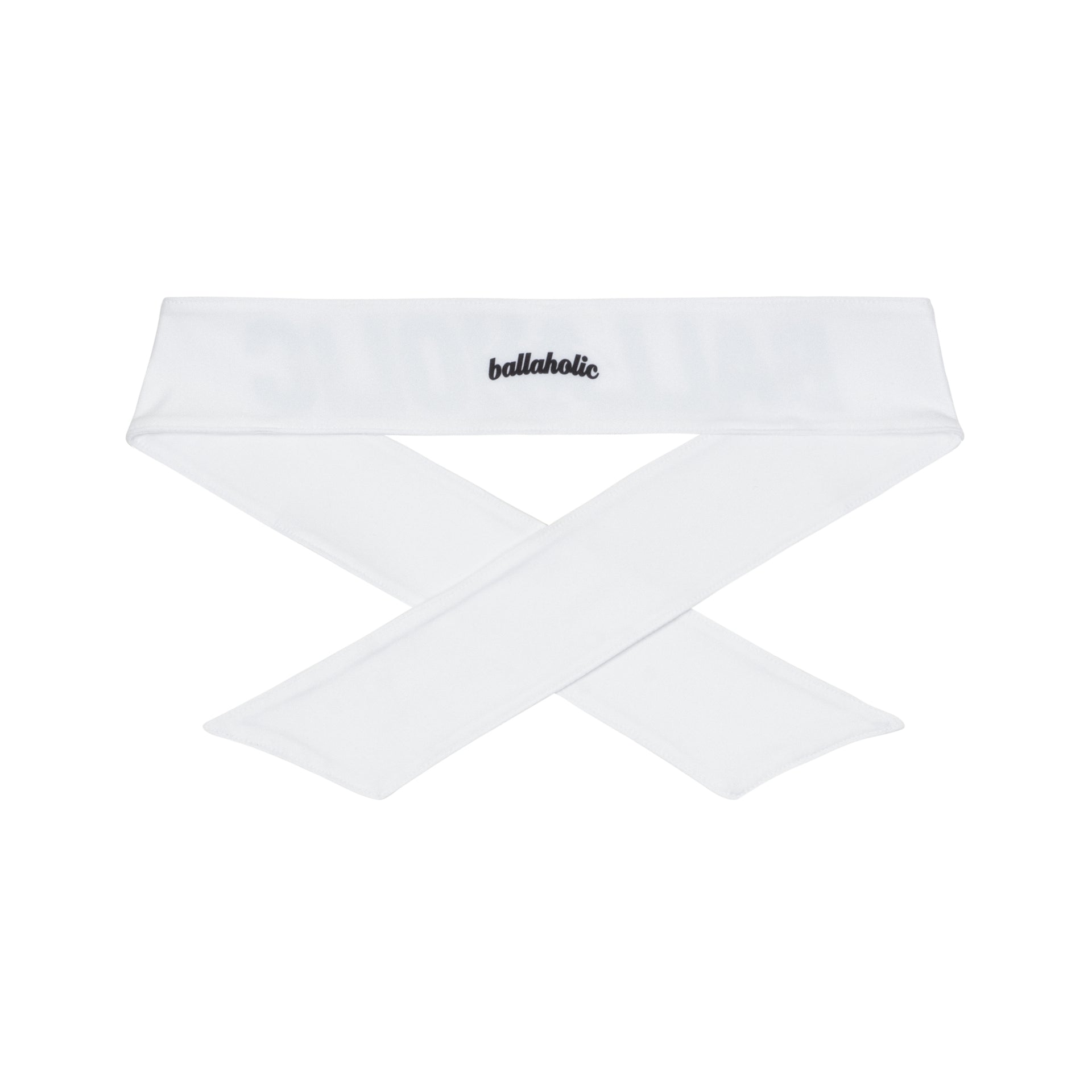 ballaholic-logo-head-tie-stirnband-weiss-logo-print image 1