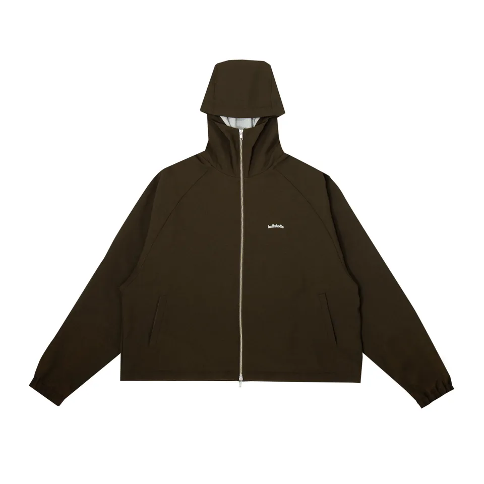 ballaholic-shell-over-zip-parka-jacke-brown-reflektor image 1