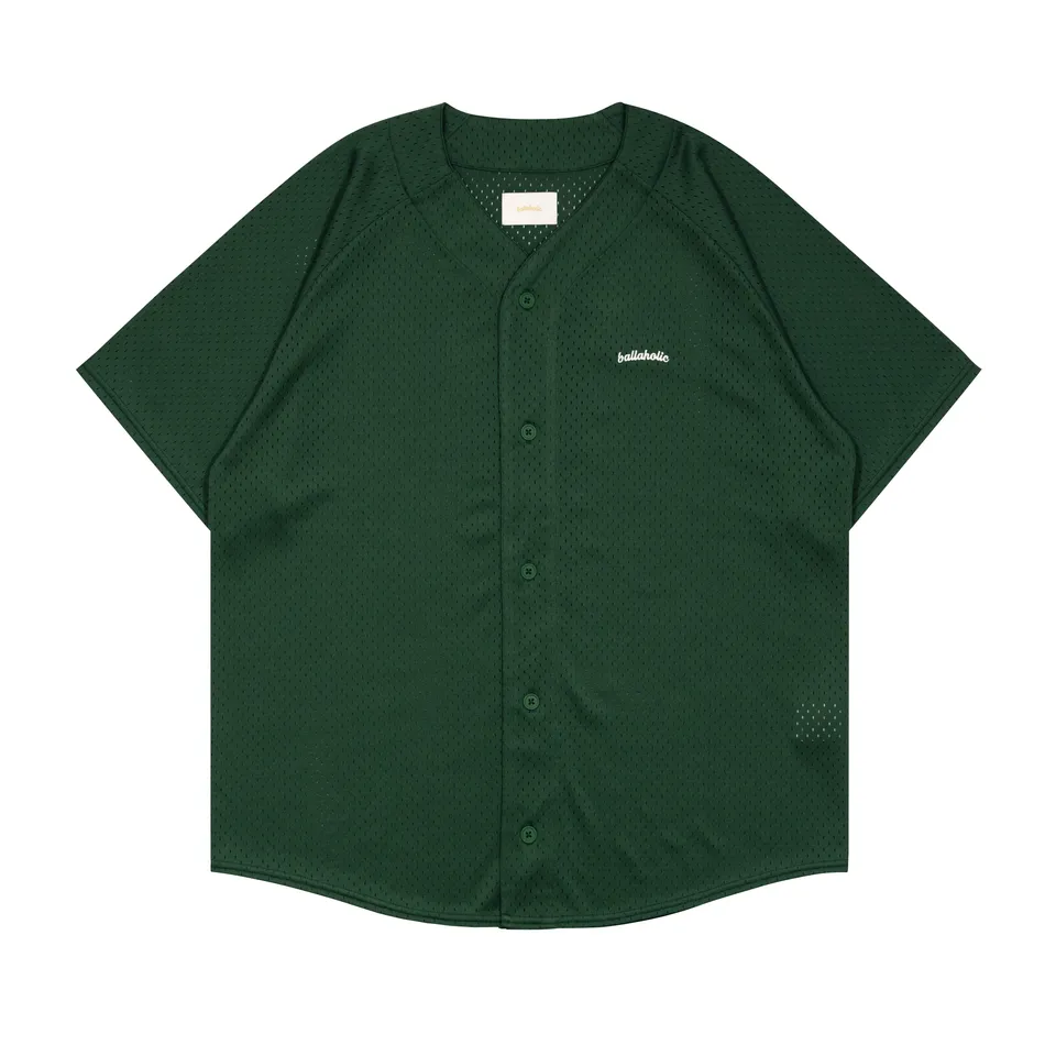 ballaholic-tops-logo-mesh-bb-shirt-mesh-trikot-dark-green image 1