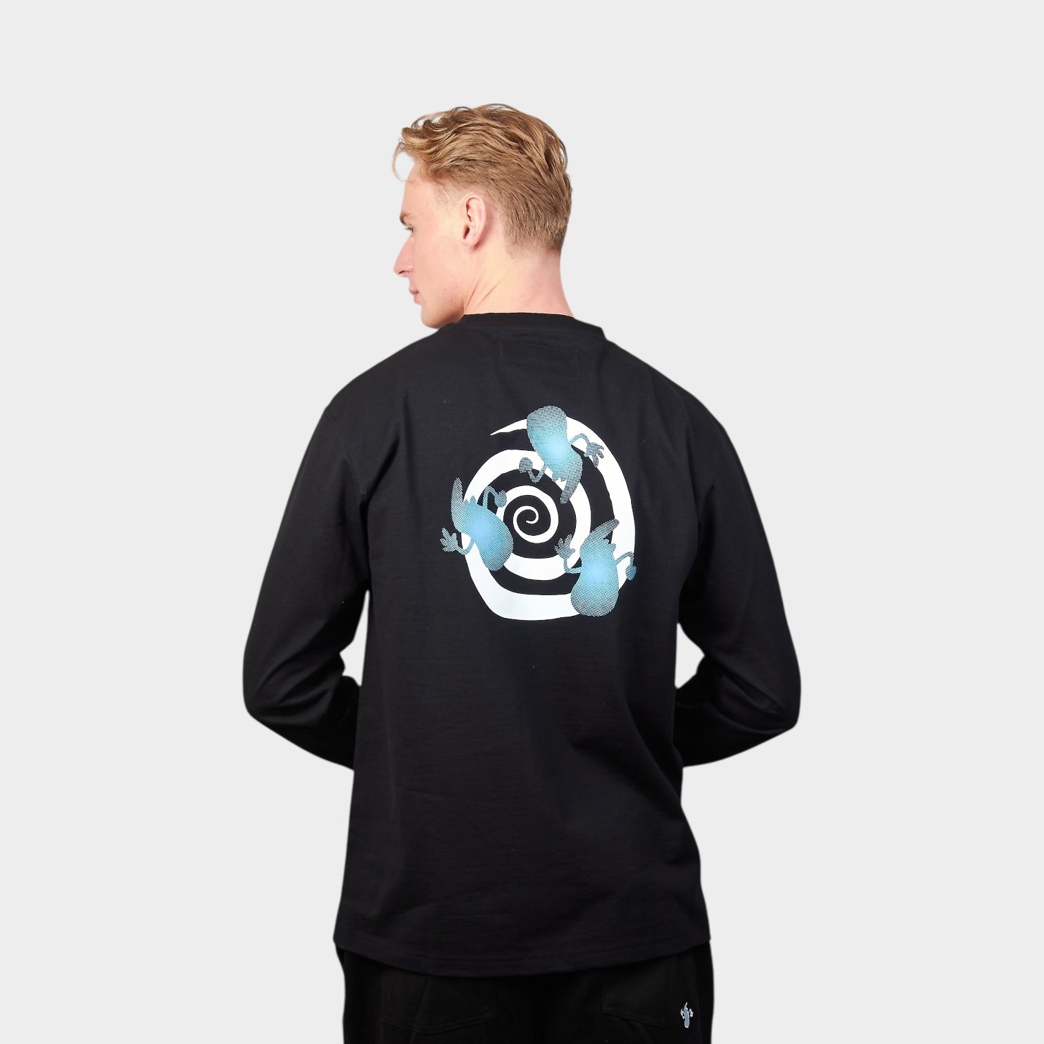 le-fix-cosmic-kaj-langarmshirt-longsleeve-schwarz-print image 3