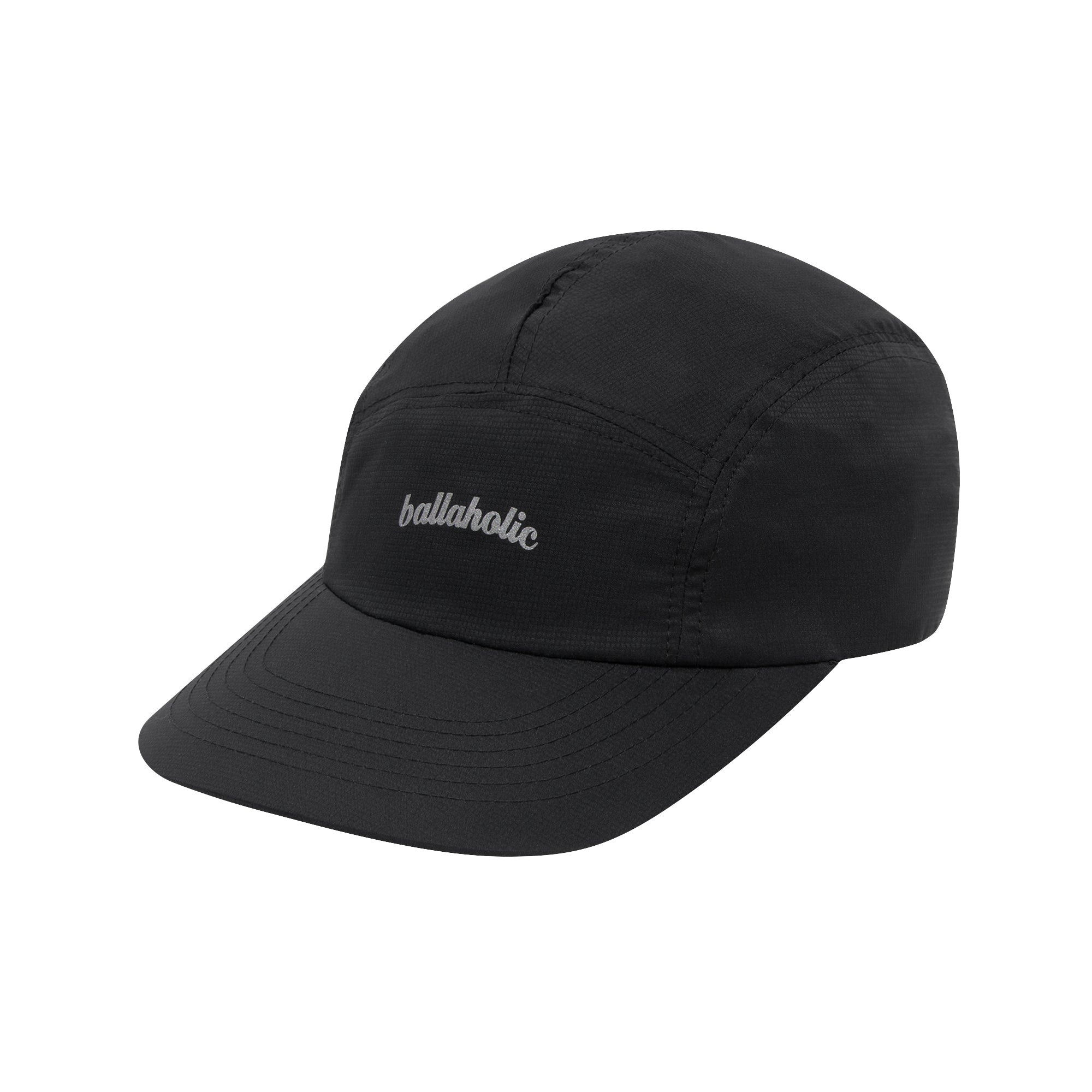 ballaholic-headwears-logo-nylon-jet-cap-schwarz image 2