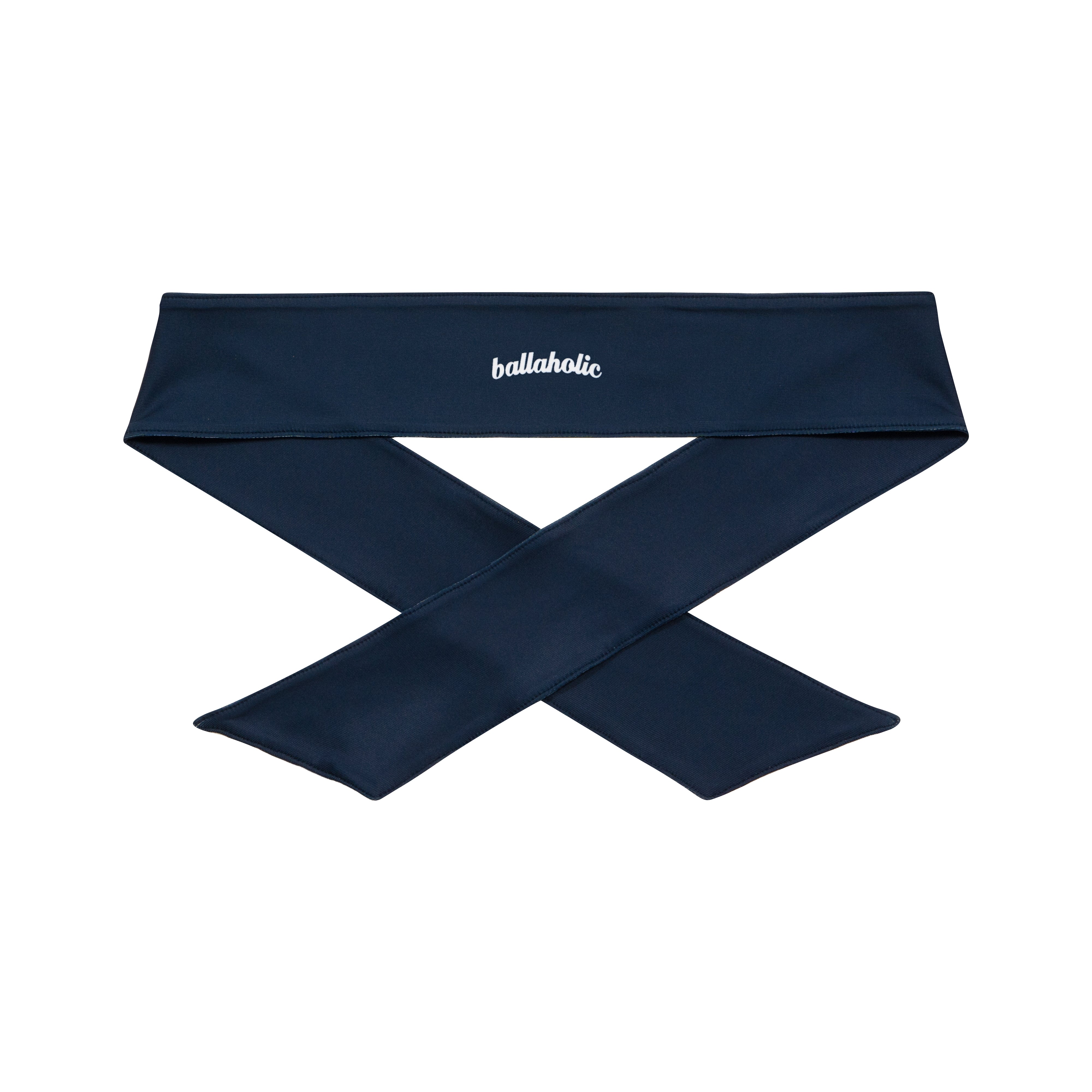 ballaholic-logo-head-tie-stirnband-navy image 1