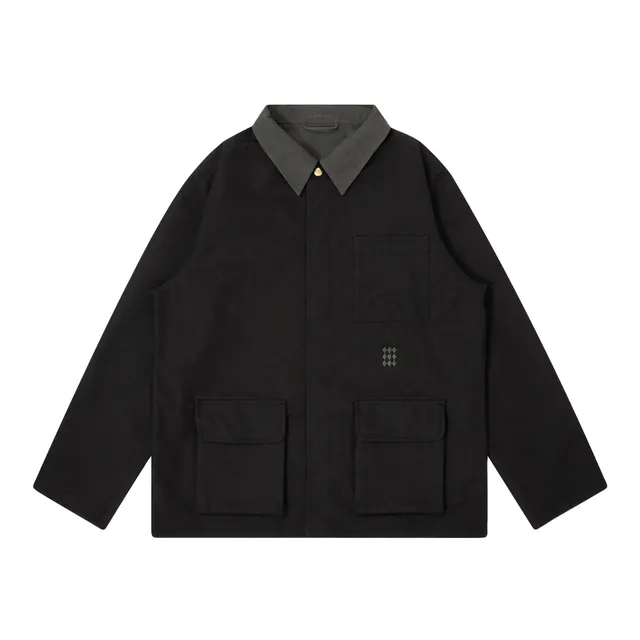 ballaholic-reversible-coverall-jacke-schwarz-grau image 1