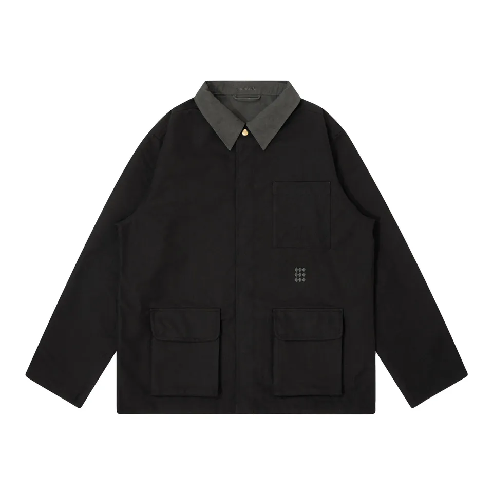 ballaholic-reversible-coverall-jacke-schwarz-grau image 1