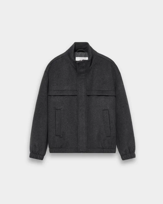 eightyfive-wool-coach-jacket-jacke-grey-wolle image 1