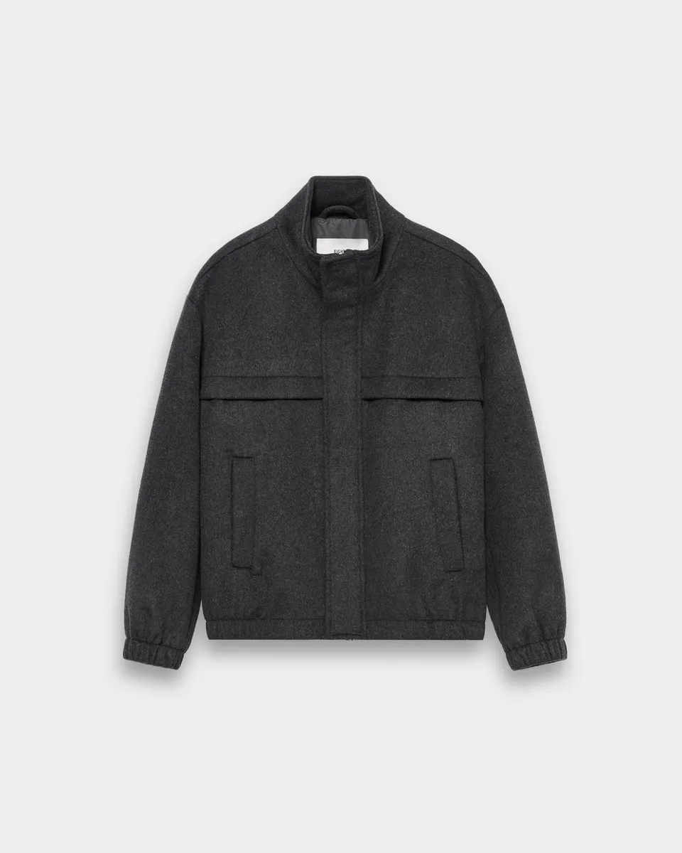 eightyfive-wool-coach-jacket-jacke-grey-wolle image 1