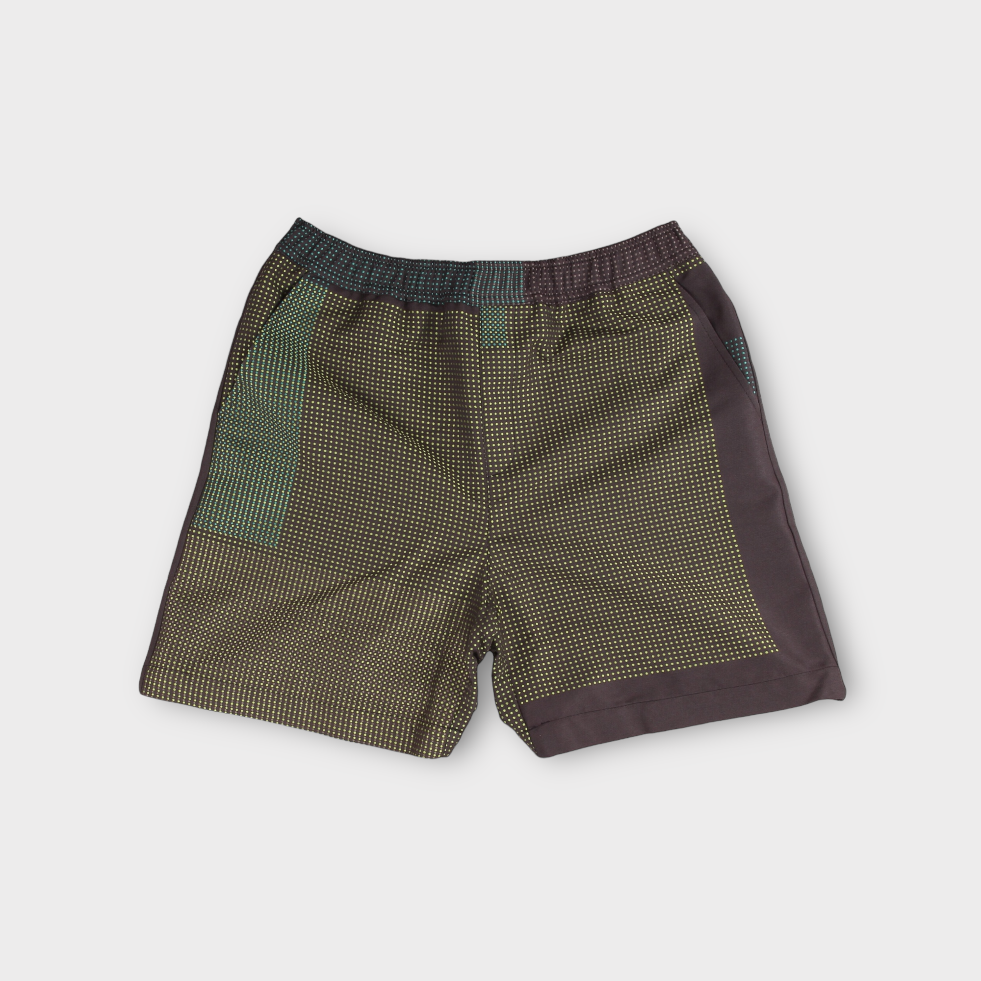 le-fix-pattern-shorts-schwarz-gemustert-baumwolle image 1
