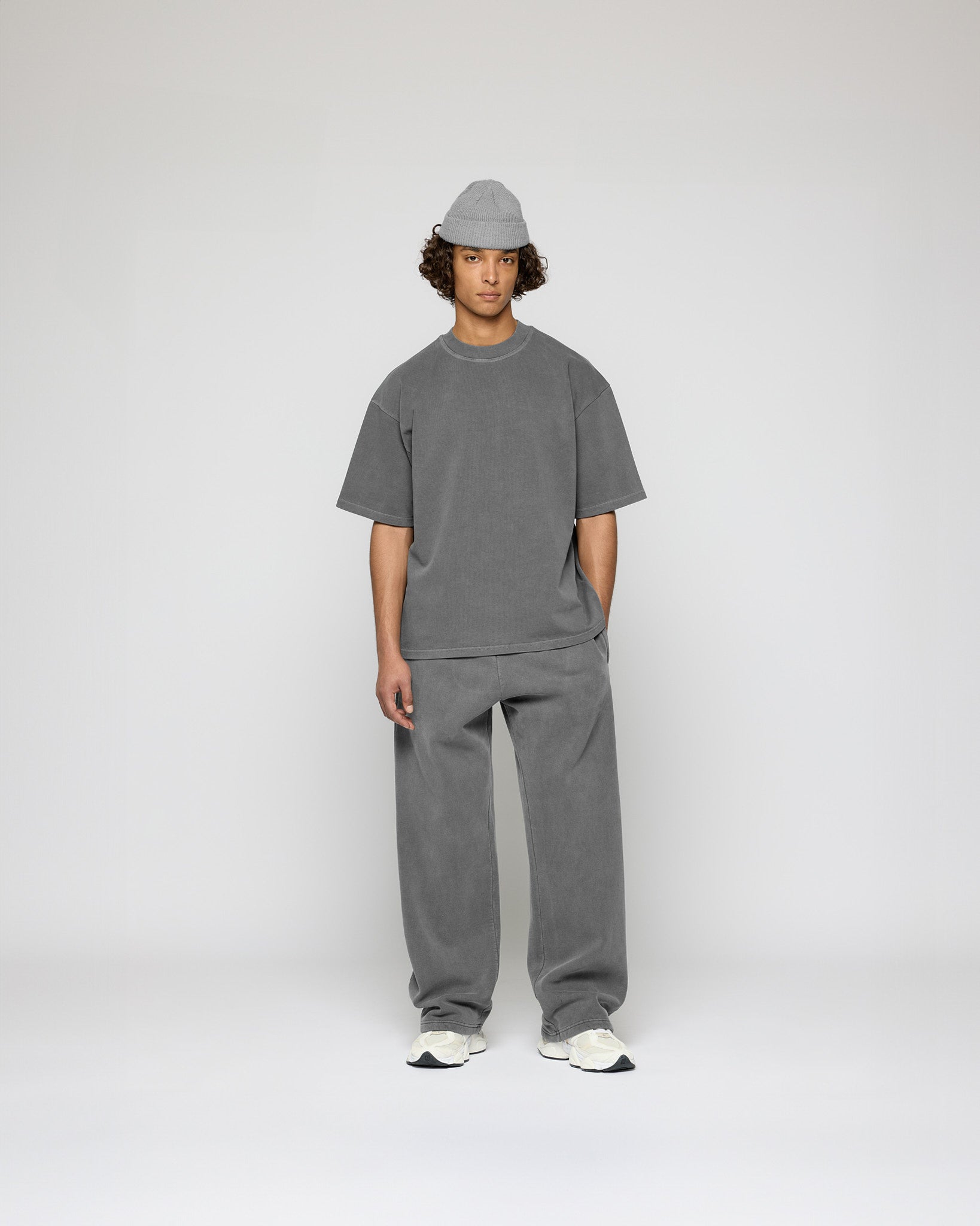 eightyfive-tops-signature-oversized-t-shirt-stone-grey-320gsm image 5