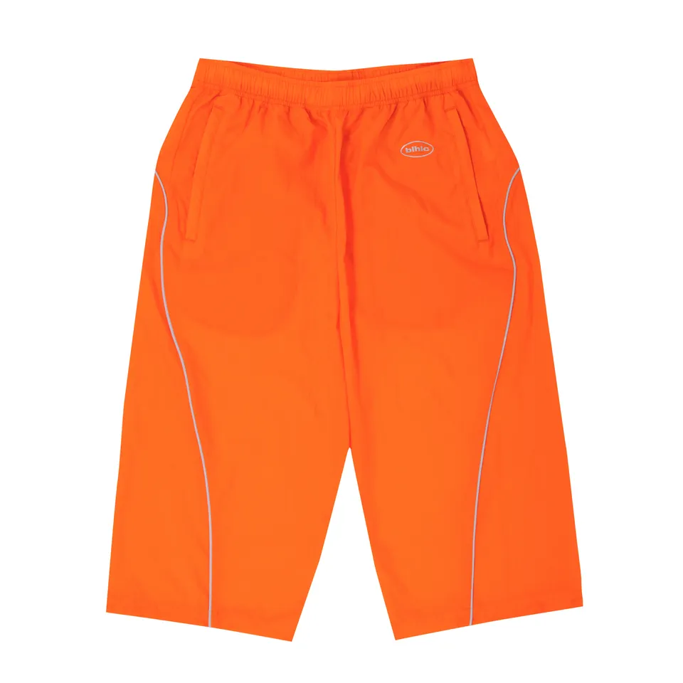 ballaholic-oval-logo-nylon-cropped-pants-hose-orange image 1
