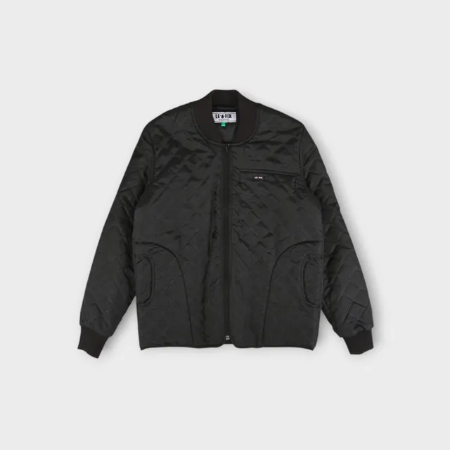 le-fix-termojacke-jacke-schwarz-steppjacke-slim-fit image 1