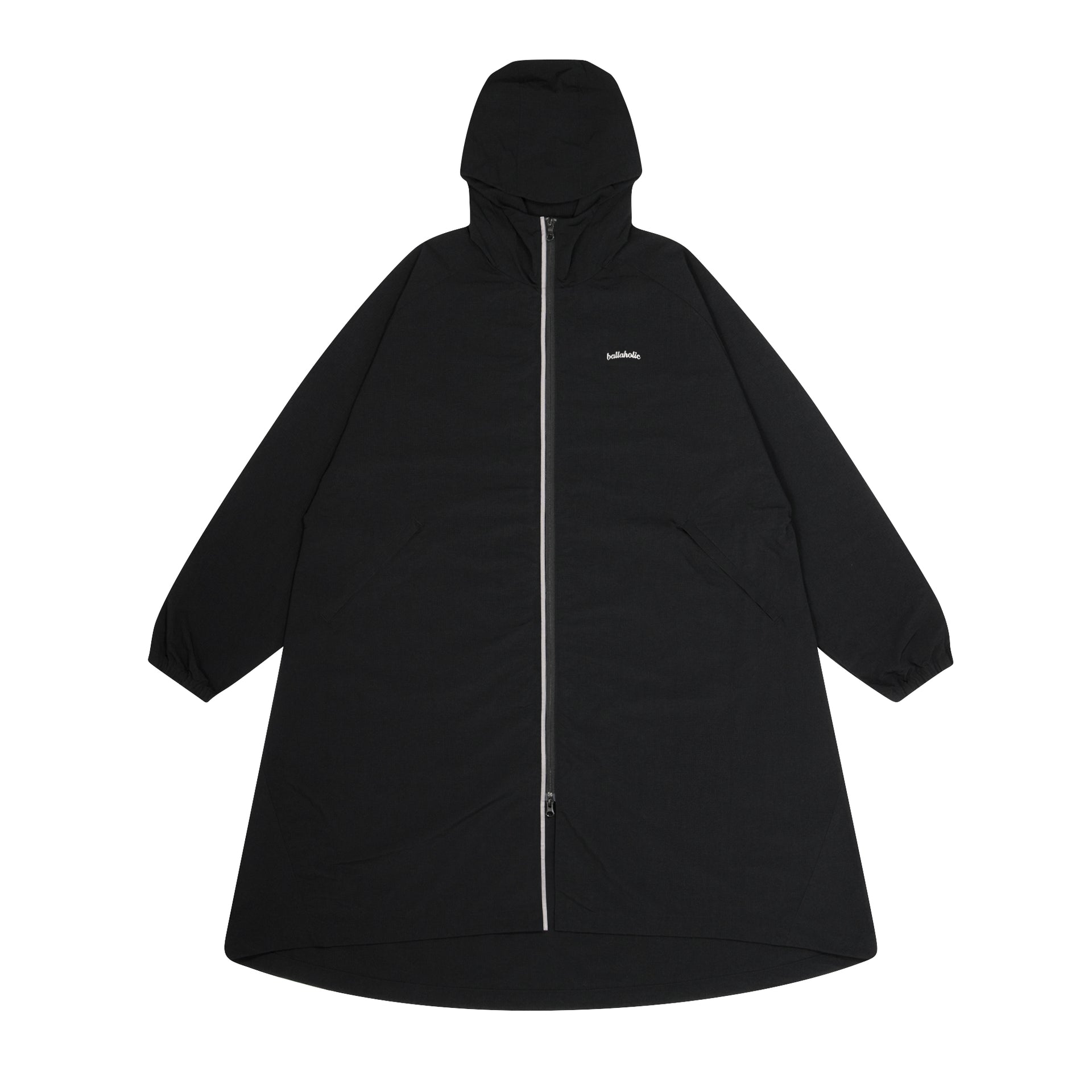 ballaholic-tops-w-face-long-jacket-trainingsjacke-black image 1