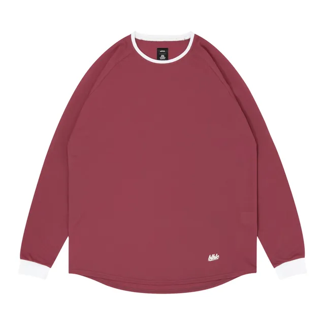 ballaholic-blhlc-cool-long-tee-shirt-red-plum-wei image 1