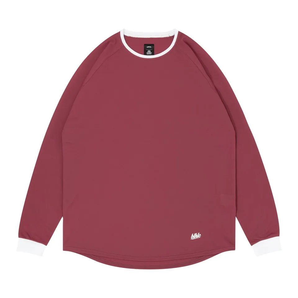 ballaholic-blhlc-cool-long-tee-shirt-red-plum-wei image 1