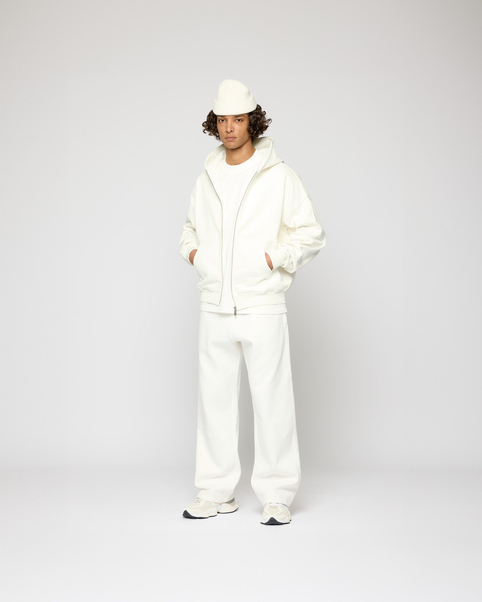 eightyfive-tops-signature-oversized-zip-hoodie-off-white-baumwolle image 5