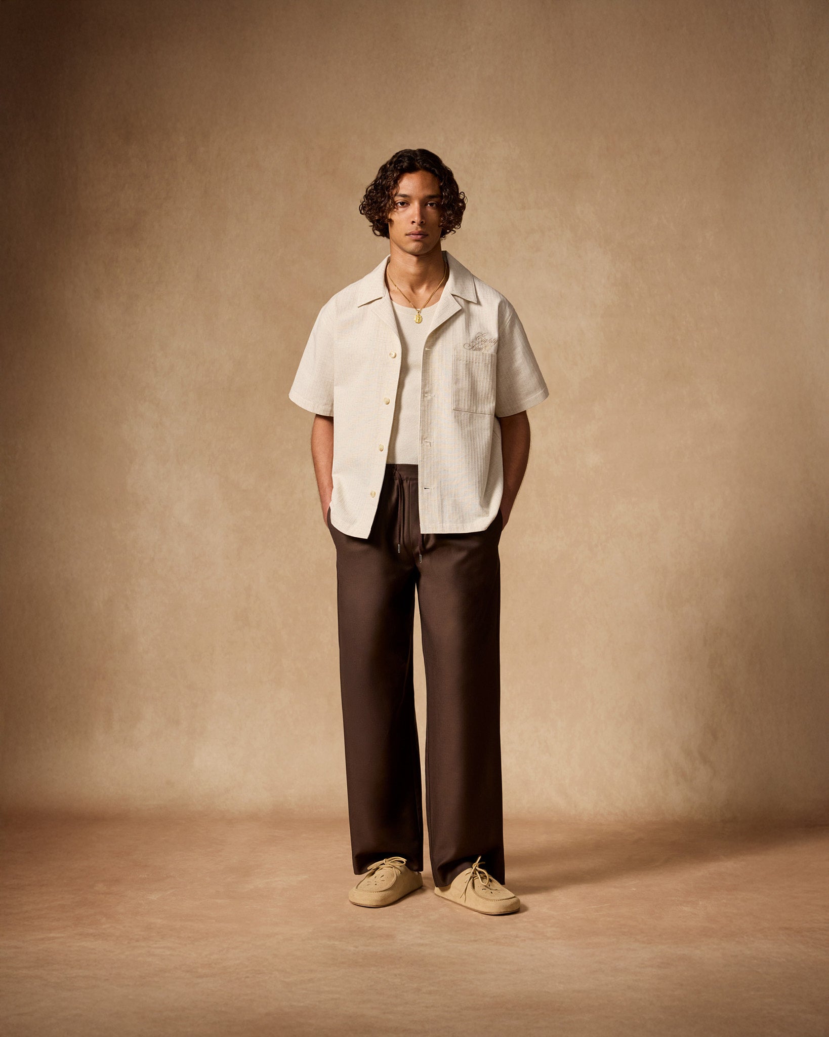 eightyfive-structured-shirt-hemd-ecru-bowling-kragen image 4