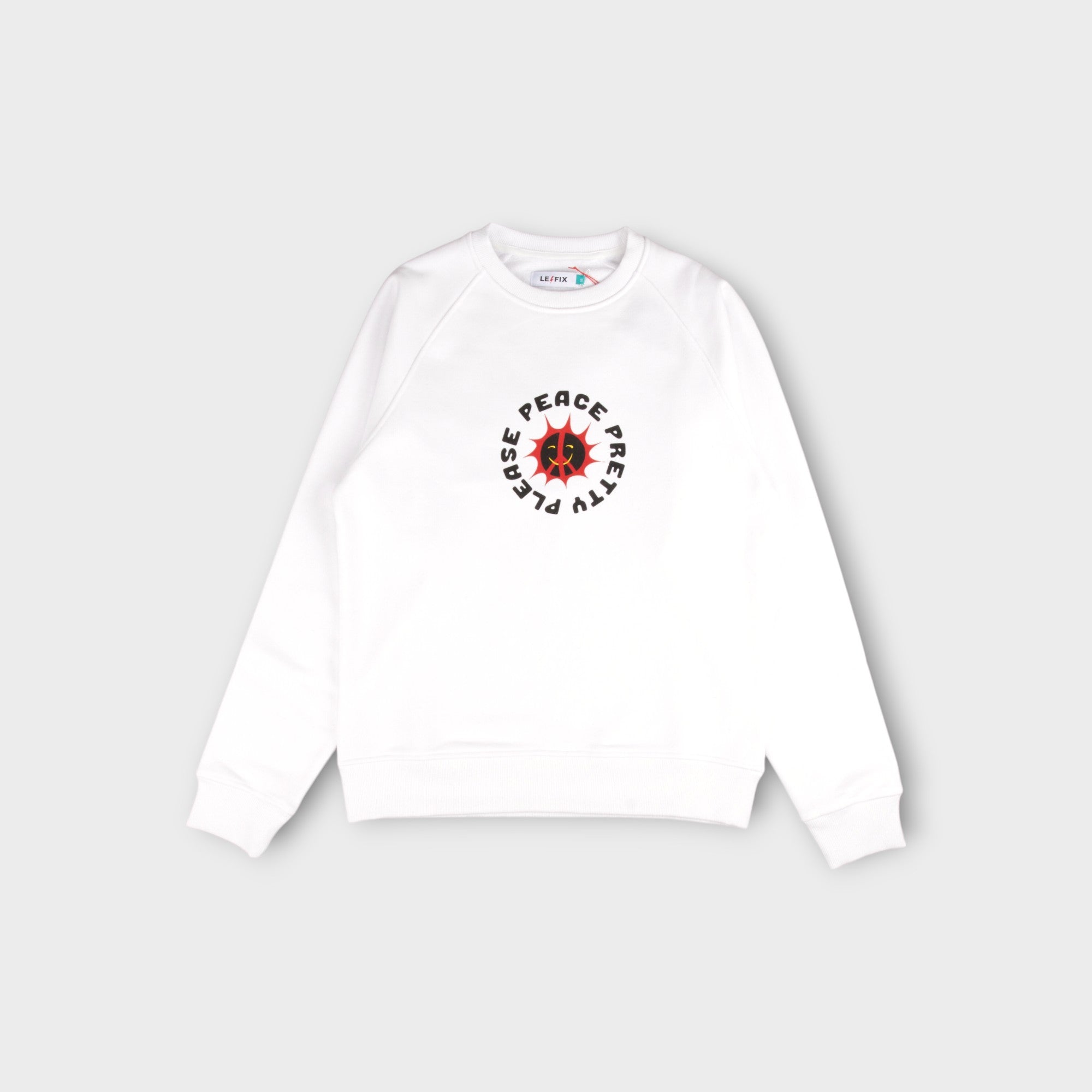 le-fix-pretty-please-crewneck-sweatshirt-wei-baumwolle image 1