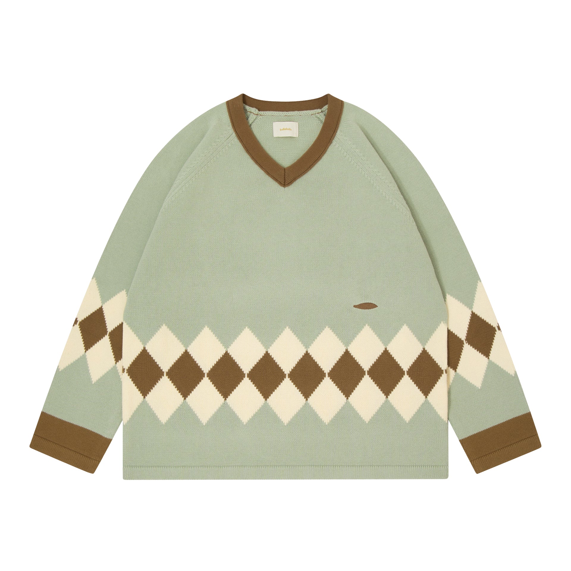 ballaholic-easy-jersey-knit-sweater-pullover-sage-stickerei image 1