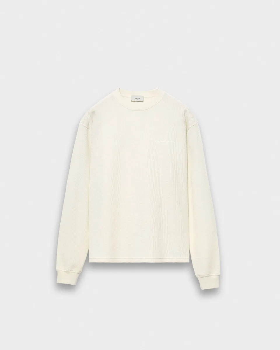 eightyfive-waffle-longsleeve-herren-off-white-relaxed-fit image 1