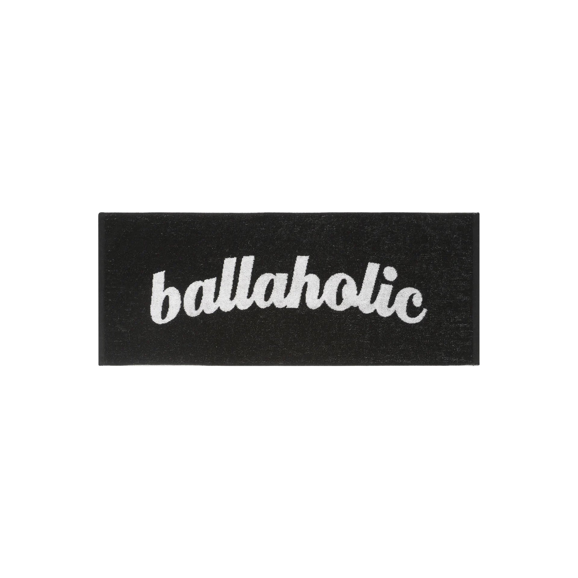 ballaholic-accessories-logo-towel-handtuch-schwarz-wei image 1