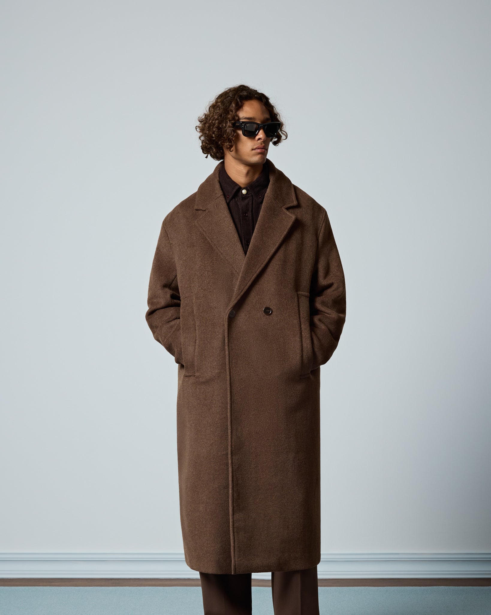 eightyfive-double-breasted-wollmantel-coat-brown-wolle image 3