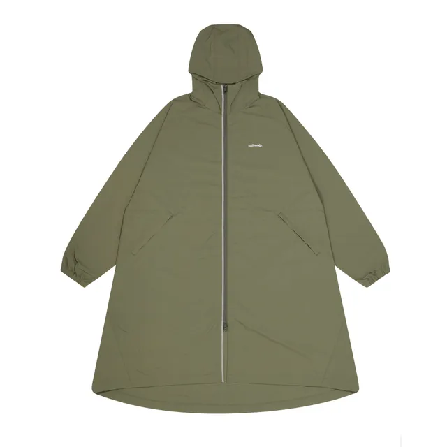 ballaholic-tops-w-face-long-jacket-olive-reflektor image 1