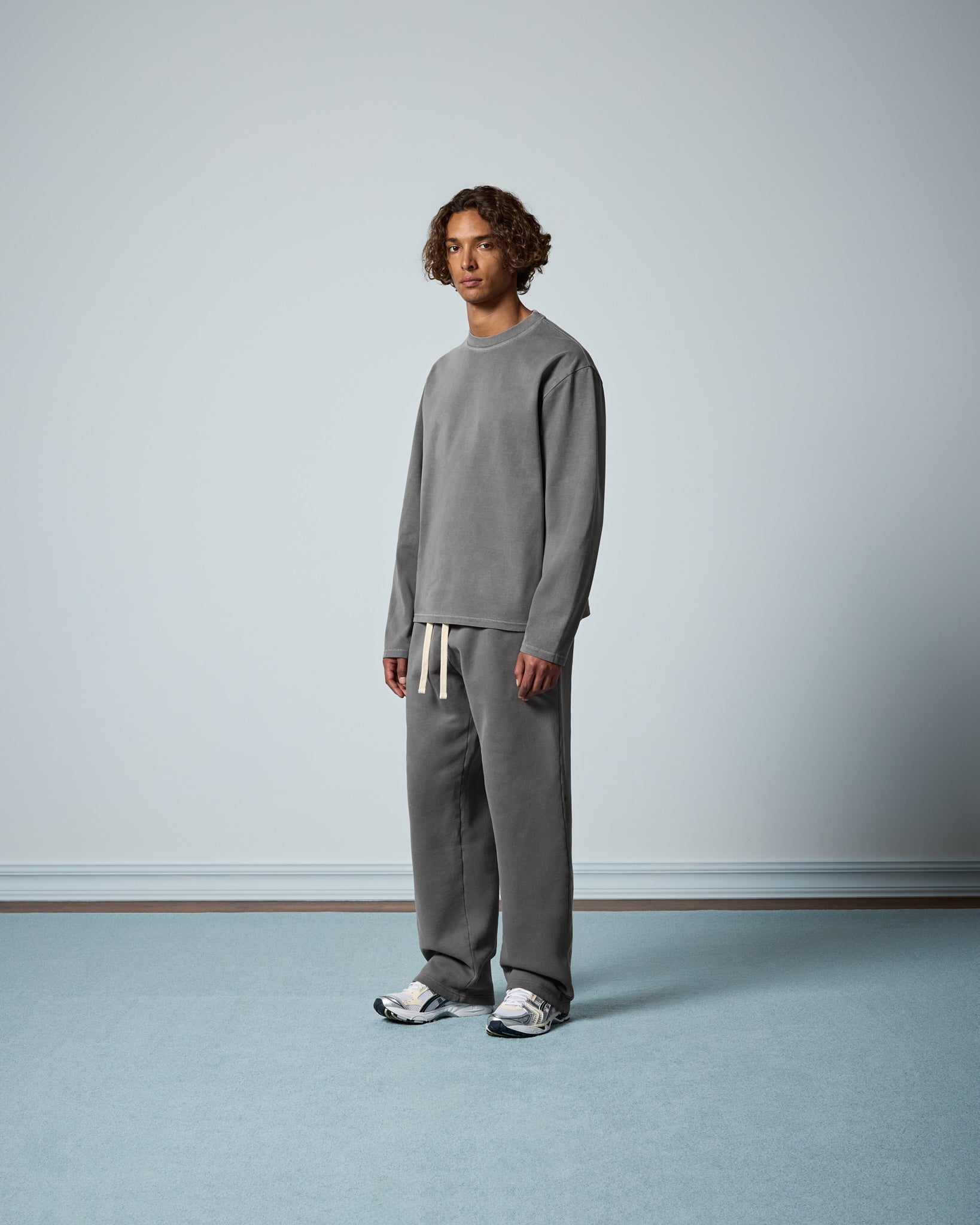 eightyfive-signature-longsleeve-stone-grey-relaxed-fit image 5
