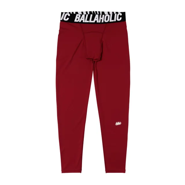 ballaholic-compression-long-tights-leggings-crimson image 1