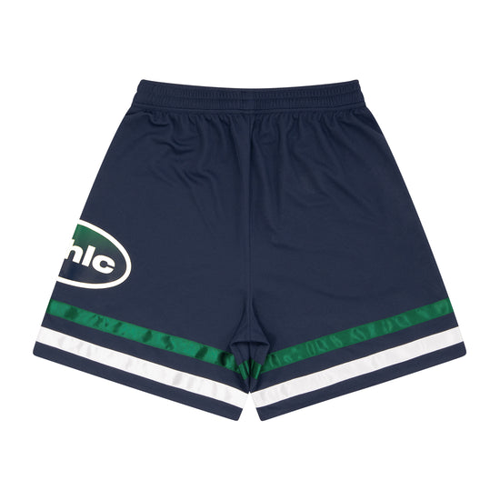 ballaholic-blhlc-oval-logo-zip-shorts-navy image 2