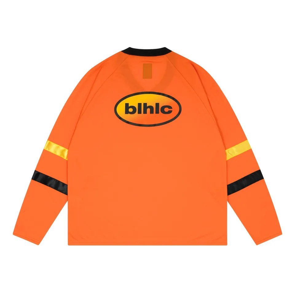 ballaholic-blhlc-oval-logo-v-neck-longsleeve-orange image 1