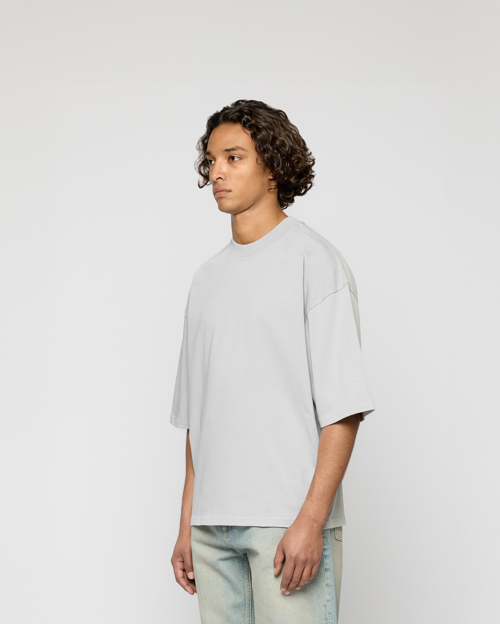 eightyfive-signature-heavy-cropped-t-shirt-light-grey image 3