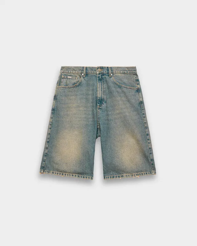 eightyfive-distressed-baggy-jorts-shorts-azure-blue image 1