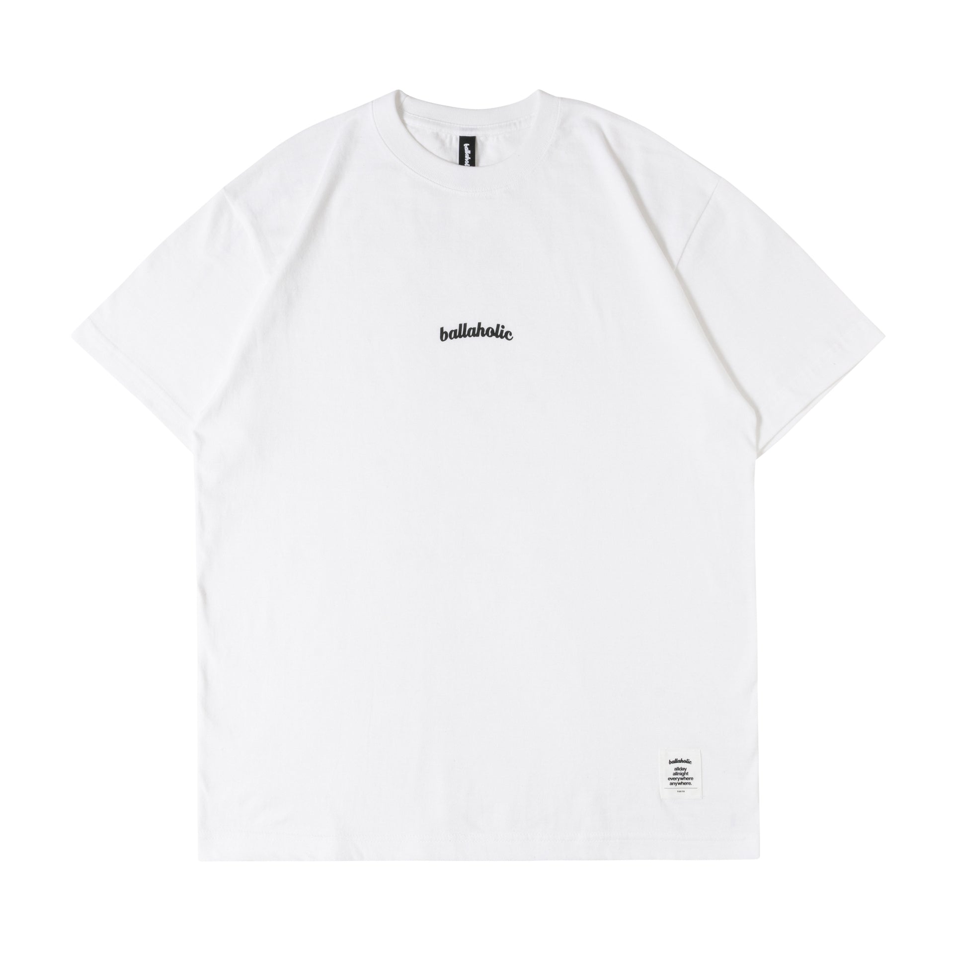 ballaholic-small-logo-tee-wei-schwarz image 1