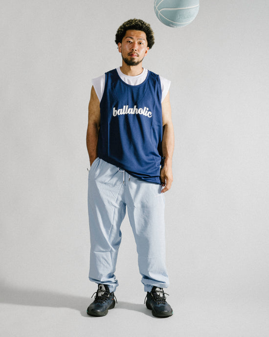 ballaholic-logo-tank-top-tr-gershirt-navy-white image 2