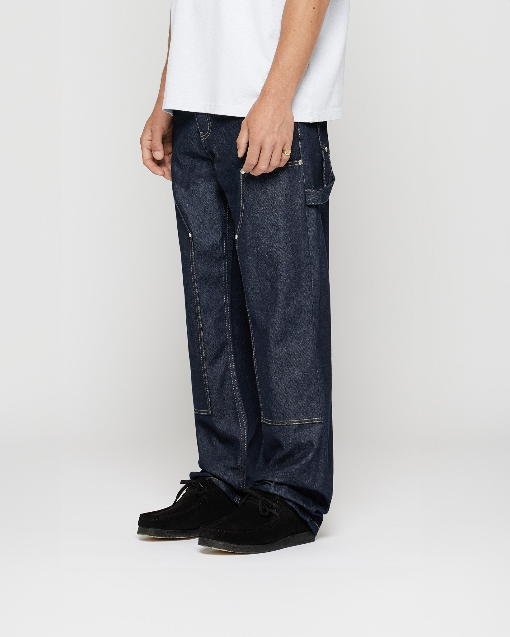 eightyfive-bottoms-workwear-carpenter-jeans-raw-blue-baumwolle image 3