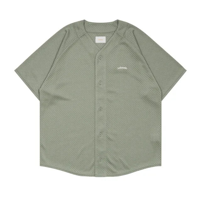 ballaholic-tops-logo-mesh-bb-shirt-t-shirt-gray image 1