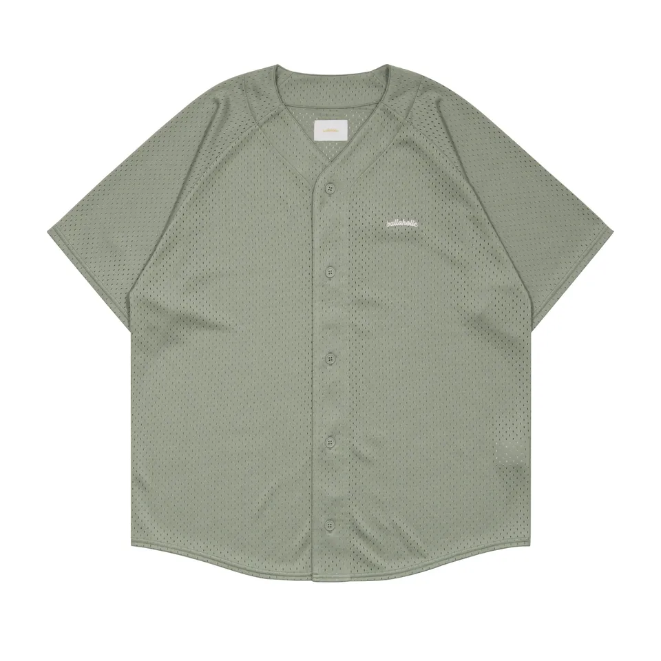 ballaholic-tops-logo-mesh-bb-shirt-t-shirt-gray image 1