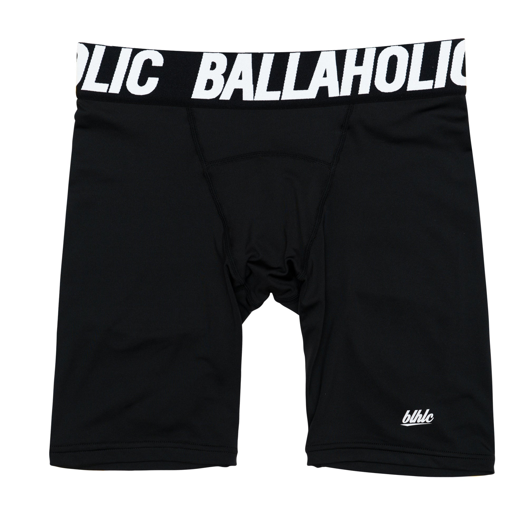 ballaholic-inner-wears-compression-short-tights-hose-black image 1