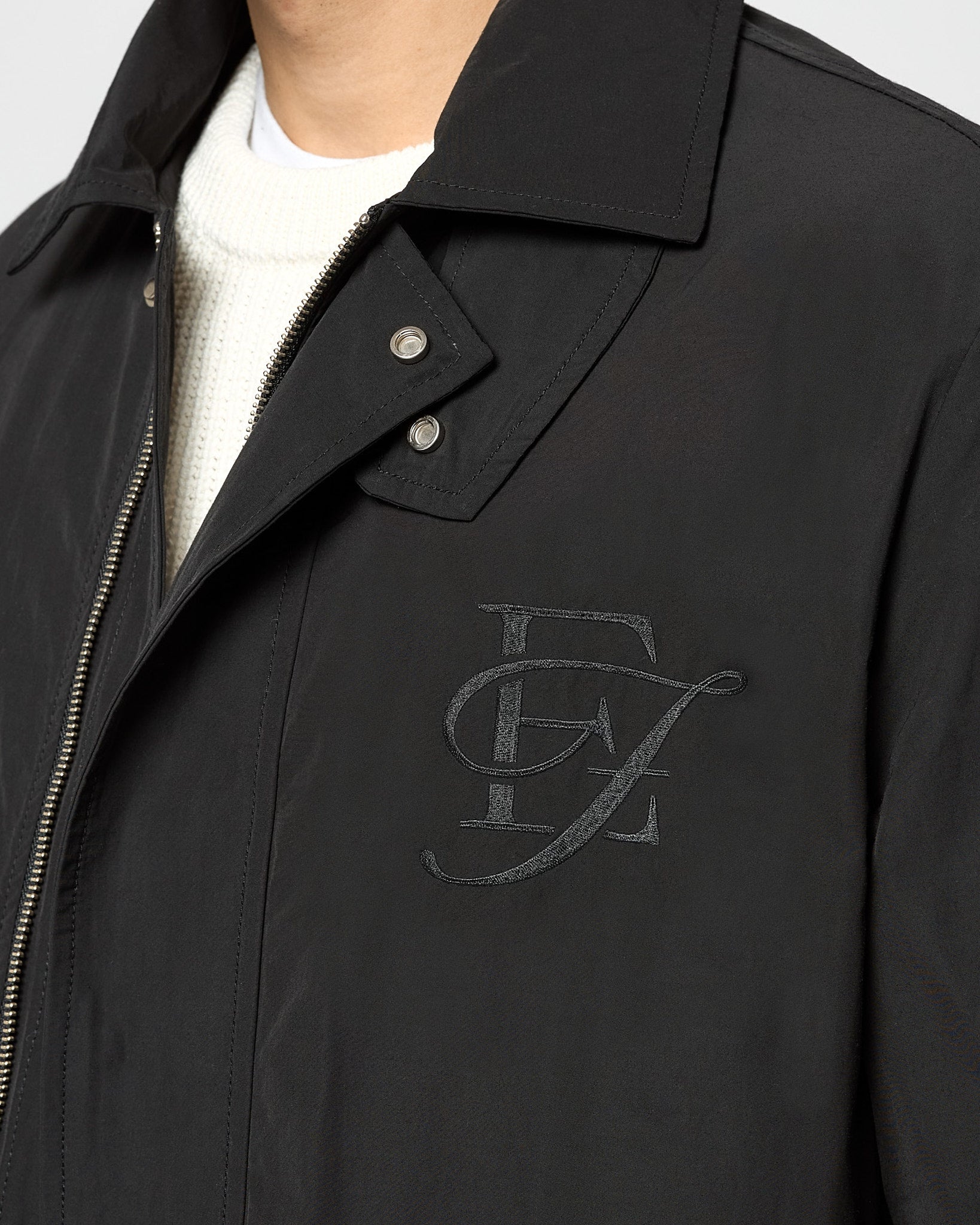 eightyfive-car-coat-mantel-schwarz-regular-fit image 5