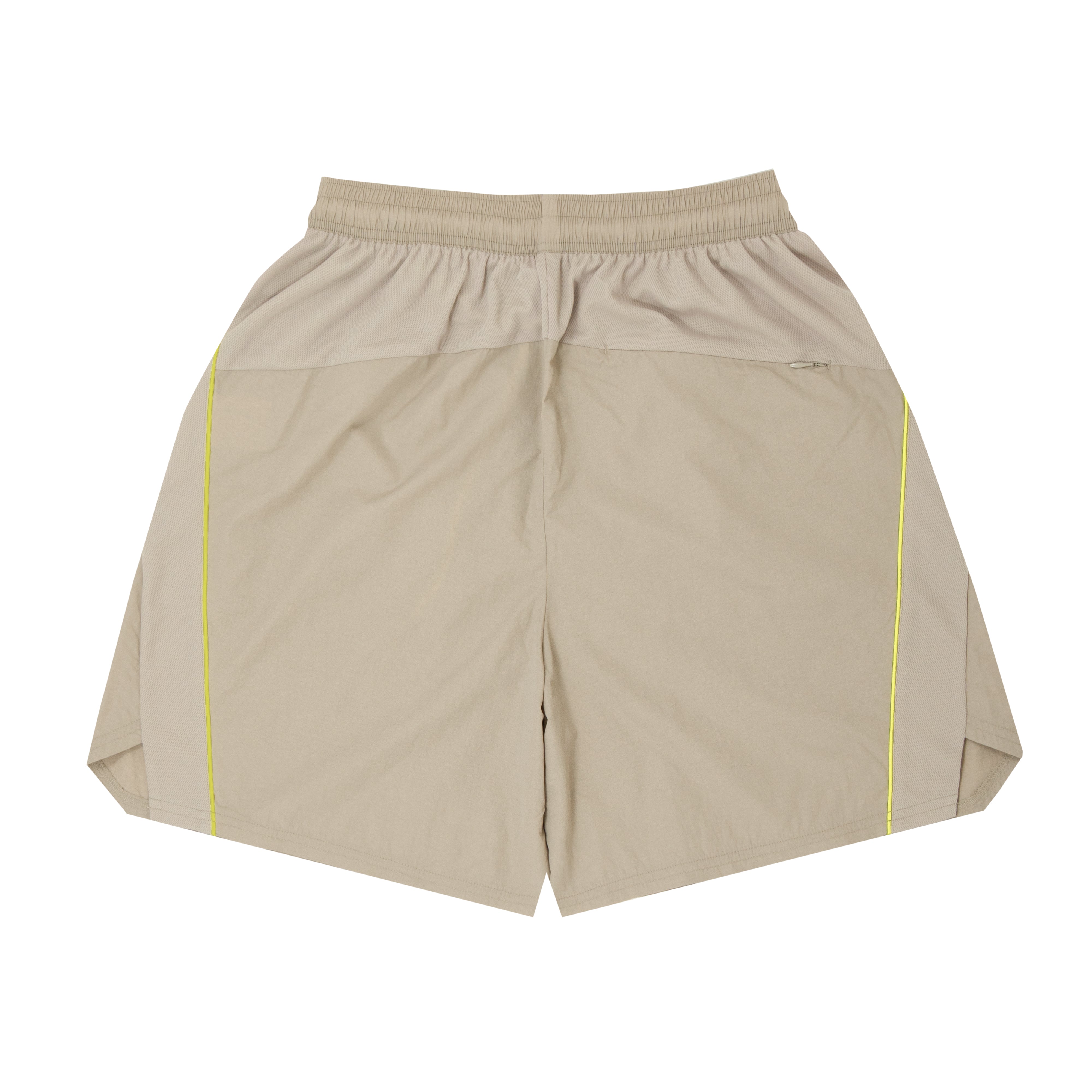 ballaholic-streetmove-nylon-zip-shorts-taupe image 2